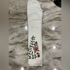 Embroidered jeans